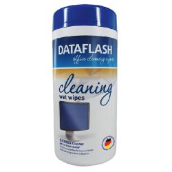 Мокри почистващи кърпи за екрани - Data Flash, 100бр.