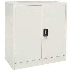 Нисък метален офис шкаф - 90х40х90см