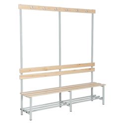 Закачалка за съблекалня с пейка 180-4 - 2000х1800х410мм