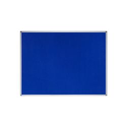 Коркова дъска с дървена рамка Earth-It - синьо покритие, 90x180см