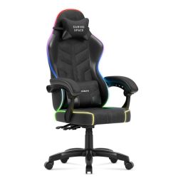 Геймърски Force 2.7 - RGB LED подсветка, велур