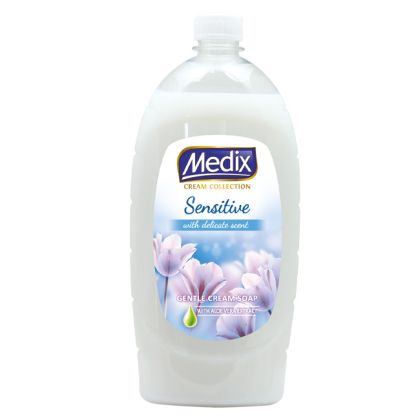 Tечен крем сапун за ръце пълнител MEDIX DERMA CARE Medix Sensitive 800 ml