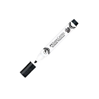 Борд маркер за бяла дъска Faber-Castell W20 - син, зелен, червен, черен