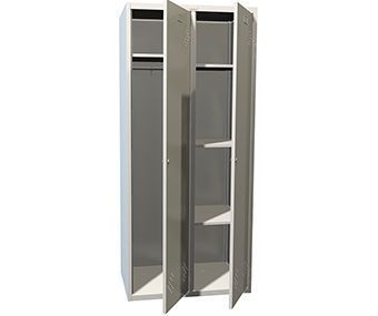 Комбиниран метален гардероб LS 21 U - 1830x600x500мм