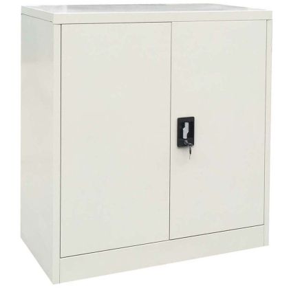 Нисък метален офис шкаф - 90х40х90см