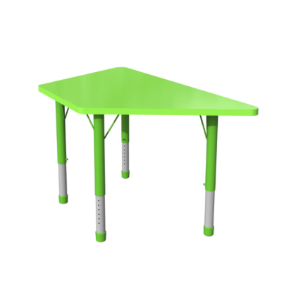 Ученическа регулируема двойна модулна маса - трапец