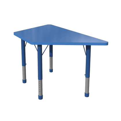 Ученическа регулируема двойна модулна маса - трапец