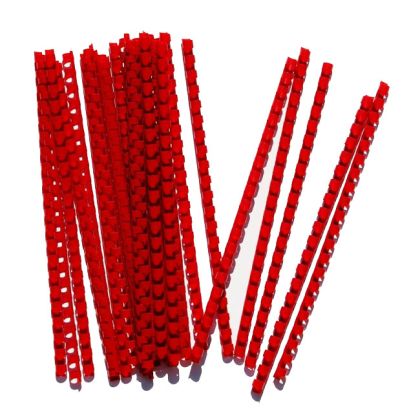 Пластмасови гребени  за подвързване - 6мм до 25 листа, 100бр. 