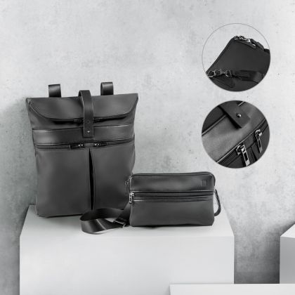 ROVER BACKPACK. Раница от микрофибър и полиуретан
