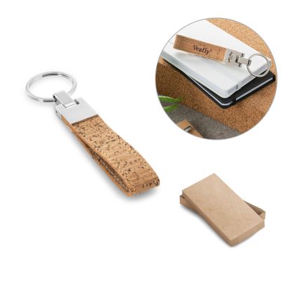 CORKS. Ключодържател от корк и метал