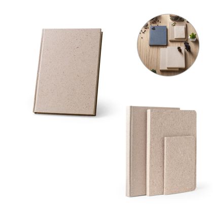 TEAPAD RIGID. ефтер A5 с твърди корици, изработен от отпадъци от чаени листа (65%)
