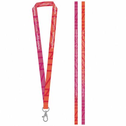 BRIGHTON S. Отпечатана мостра на SET Lanyard SUBLIMATION Long II (20 мм) с карабинер 20 мм