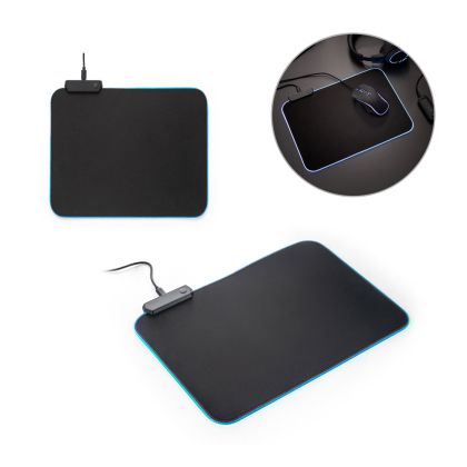 THORNE MOUSEPAD RGB. Геймърска подложка за мишка с RGB LED светлини от полиестер