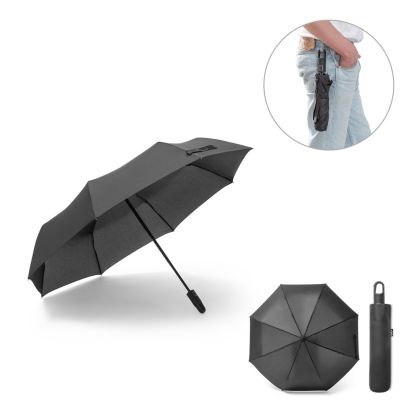 GUSTAVO. Pециклиран полиестер (100% rPET) 190T pongee umbrella with automatic opening and closing