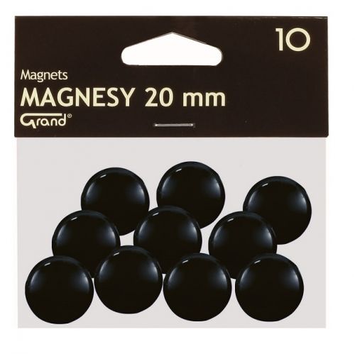 Магнити Grand 20 mm 10 бр. ЧЕРЕН