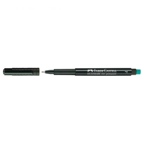 Перманентен тънкописец Faber-Castell 1513 OHP F Черен