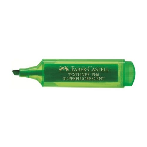 Текстмаркер Faber-Castell 1546 Зелен неон