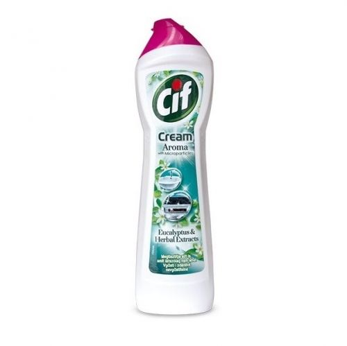 Почистващ крем Cif Cream Micro Crystals Eucalyptus & Herbal Extract зелен 500 ml