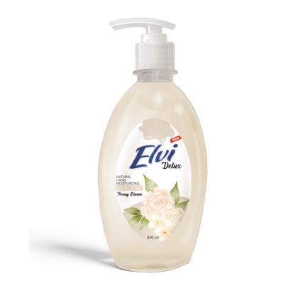 Течен сапун помпа Elvi Gentle Passion 400 ml Бял