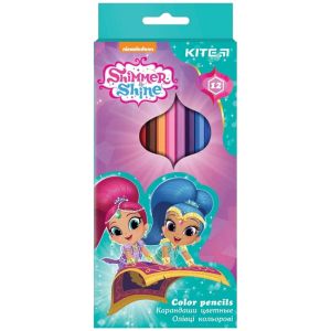 Цветни моливи Kite Shimmer&Shine 12 цвята