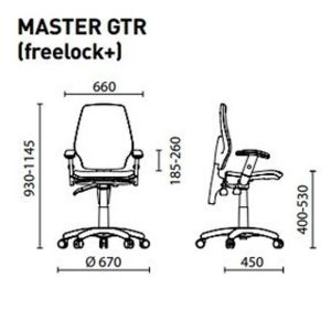 Работен стол Master GTR