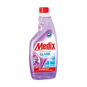 Препарат за стъкло и прозорци пълнител Medix Glass Lilac - 500ml