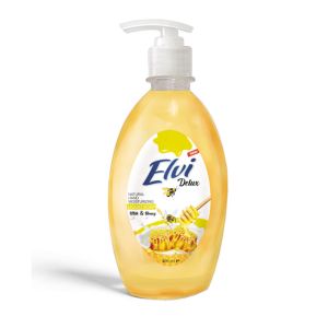 Течен сапун  Elvi Honey and Milk 400 ml