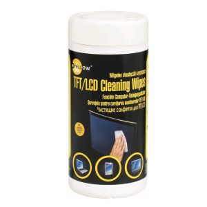 Мокри почистващи кърпички за екрани - Yellow One TFT, 100бр.