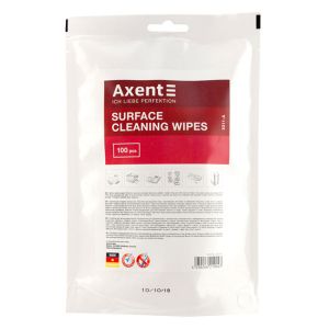 Мокри универсални почистващи кърпички - Axent, пълнител 100бр.