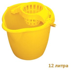 Кръгла кофа с цедка York 12l