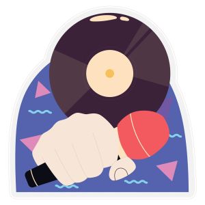 Стикер - Дигитални и аудиовизуални изкуства, B8 стикер 1