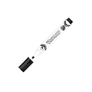 Борд маркер за бяла дъска Faber-Castell W20 - син, зелен, червен, черен