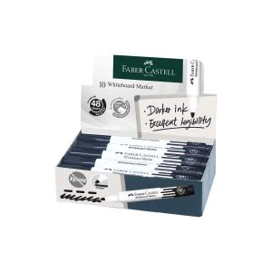 Борд маркер за бяла дъска Faber-Castell W20 - син, зелен, червен, черен