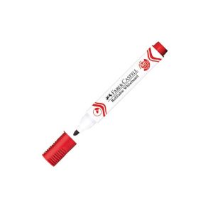 Борд маркер за бяла дъска Faber-Castell W20 - син, зелен, червен, черен
