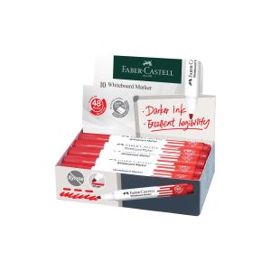 Борд маркер за бяла дъска Faber-Castell W20 - син, зелен, червен, черен