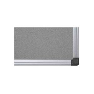 Коркова дъска Bi-Office с алуминиева рамка и  сиво покритие - 120x180см