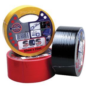 Лепяща универсална лента тиксо Eurocel - 50mm x 25m - сив