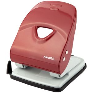 Перфоратор Axent Exakt Metal Бордо до 40листа - син, бордо, черен