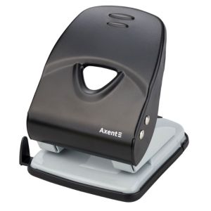 Перфоратор Axent Exakt Metal Бордо до 40листа - син, бордо, черен