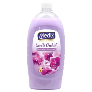 Течен крем сапун за ръце с помпа Medix CREAM COLLECTION Gentle Orchid 800 ml