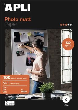 Матирана фотохартия APLI Presentations Matt - 120 g/m², 100л.