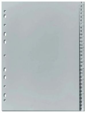 Разделител пластик 1-31 Office Point А4