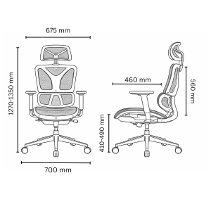 Мениджърски стол Ergon