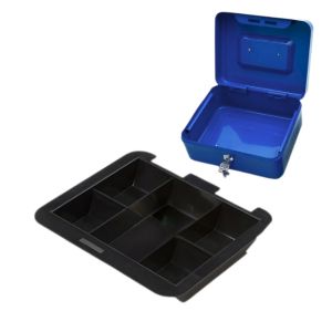 Метална каса - Yanda, 20x16x9см