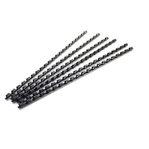 Пластмасови гребени  за подвързване - 6мм до 25 листа, 100бр. 