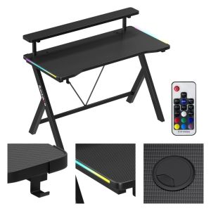 Геймърско бюро Hero 1.9 RGB, 120см