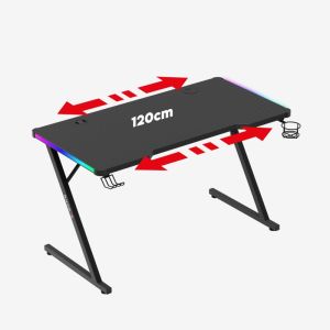 Геймърско бюро Hero 2.5 RGB, 120см