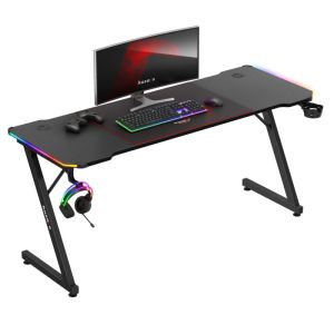 Геймърско бюро Hero 4.8 RGB, 160см