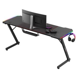 Геймърско бюро Hero 4.8 RGB, 160см