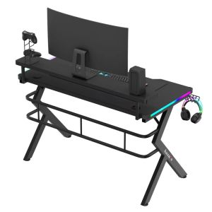 Геймърско бюро Hero 5.0 RGB, 120см